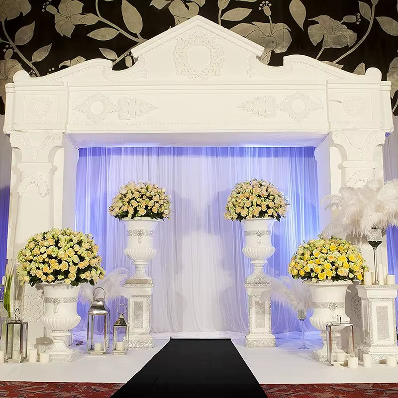 Alfombra de Pasillo Negra para Bodas y Eventos – Decoración Antideslizante