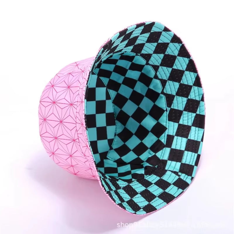 Sombrero Fisherman Cosplay Demon Slayer – Kamado Tanjirou & Nezuko | Kimetsu No Yaiba Sunhat  