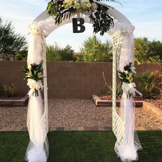 Tela de Tul de Organza Cristal Translúcida para Arcos de Boda – Decoración Elegante para Bodas, Cumpleaños y Fiestas