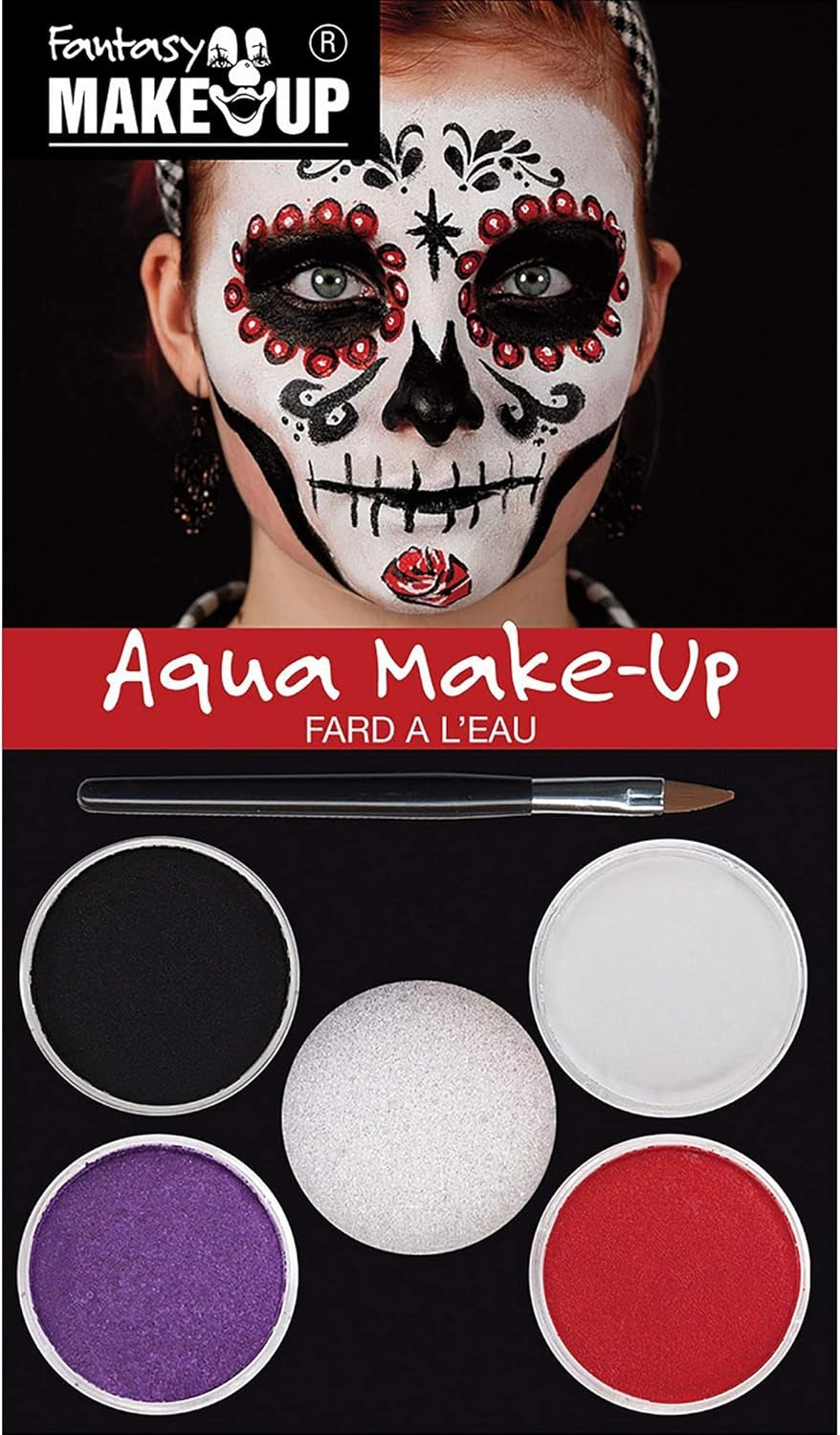 Kreul Fantasy Aqua Maquillaje – Imagen Oscura, Tema Reina – Set 7 Piezas